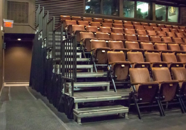 Riser stairs in the Michael Young Theatre.